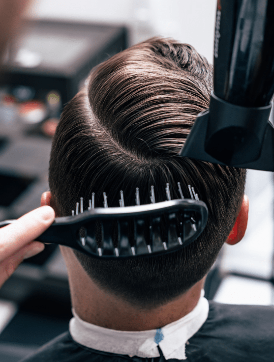 hair styling and haircutting