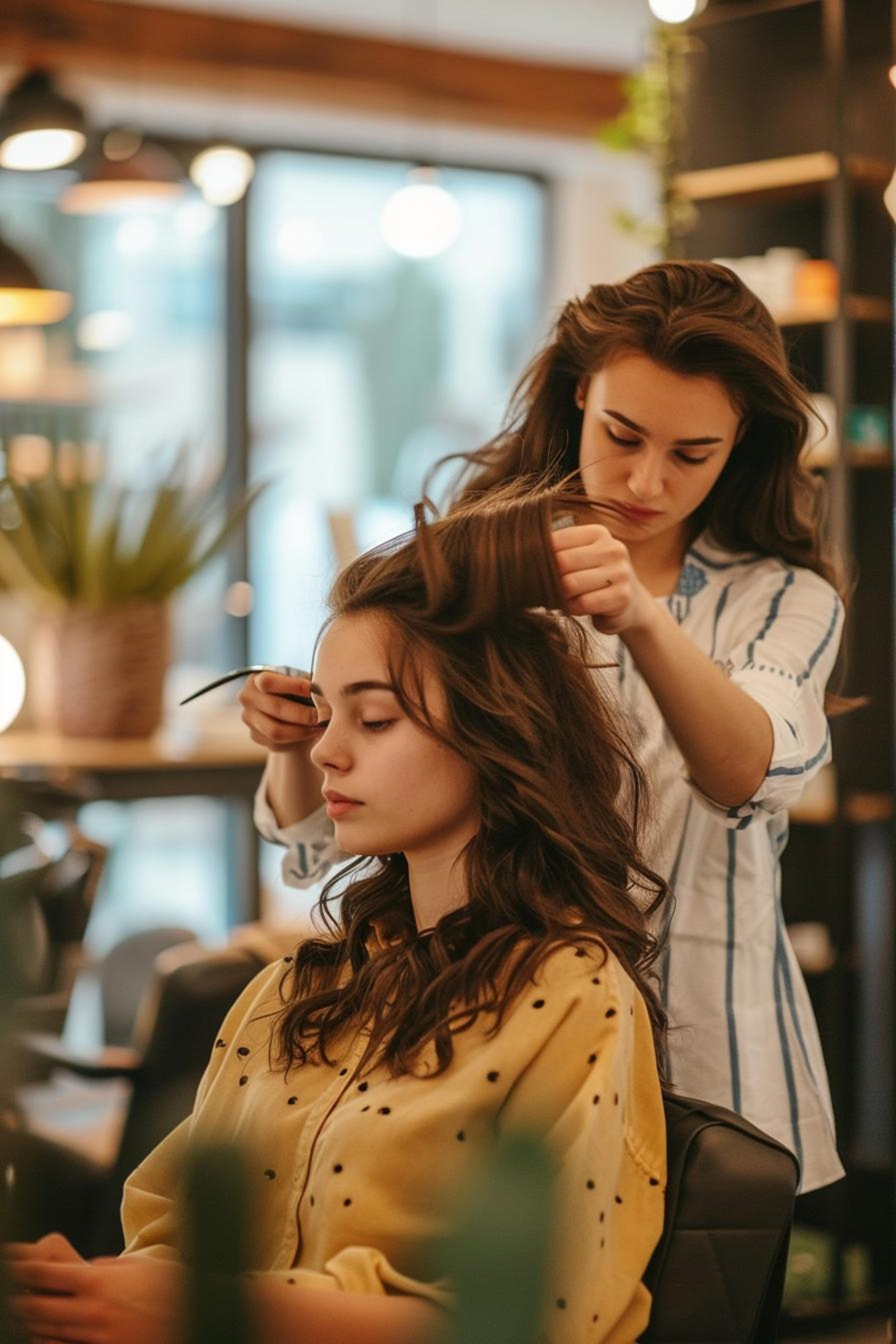 woman getting-her-hair-done-salon