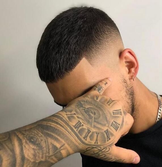 the tapered buzz haircut