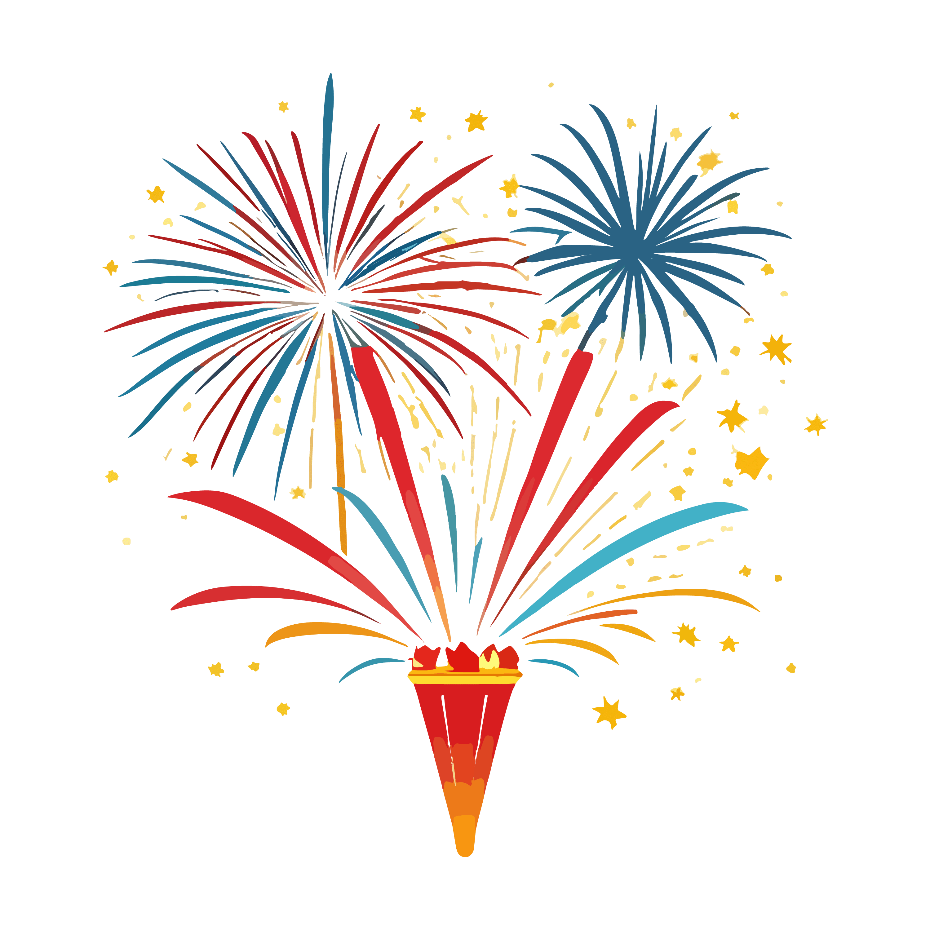 colorful firecrackers