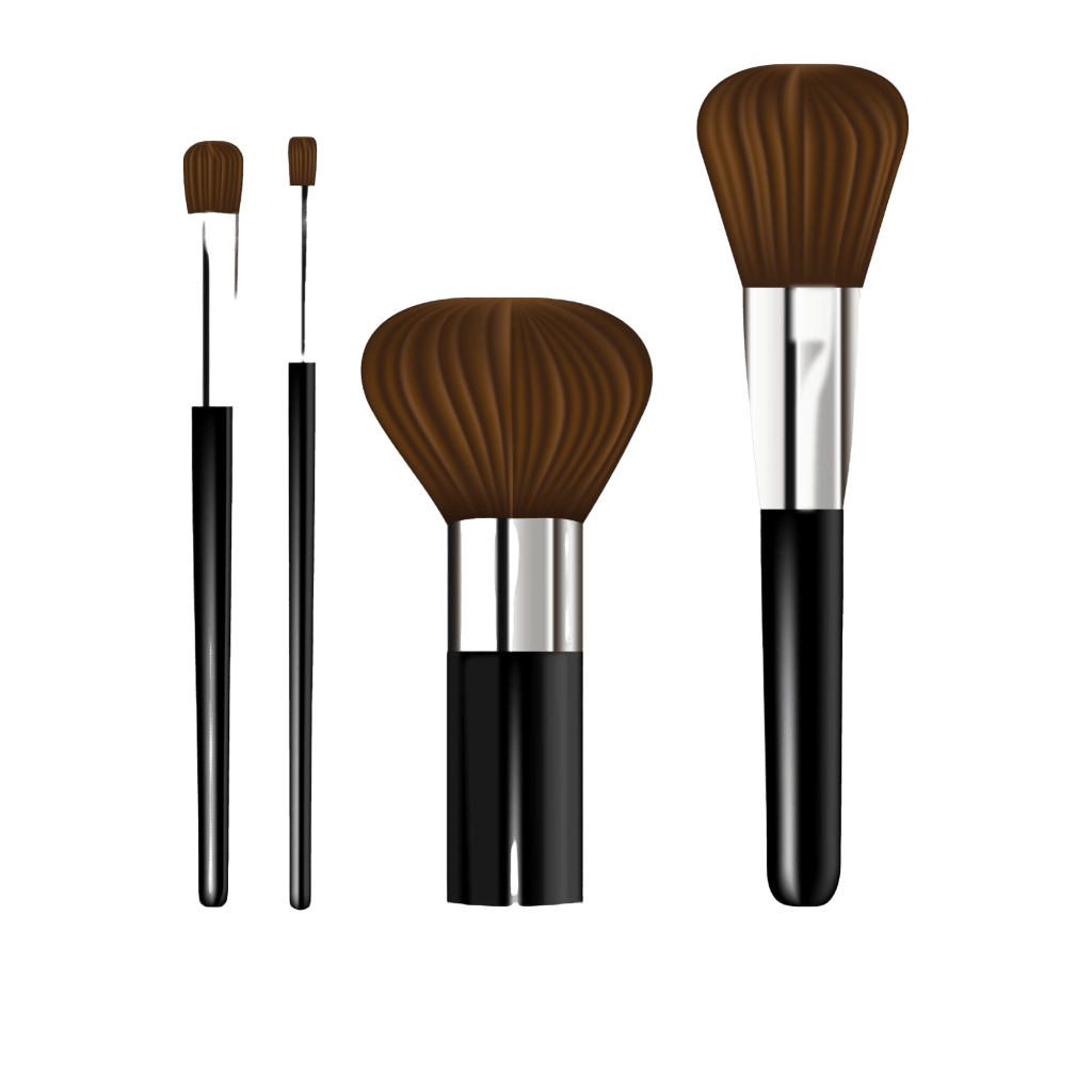 Bristles makeup brush