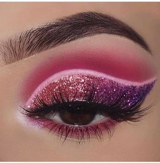 pink glitter glam