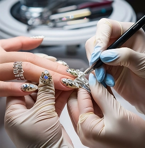 close-up-manicurist