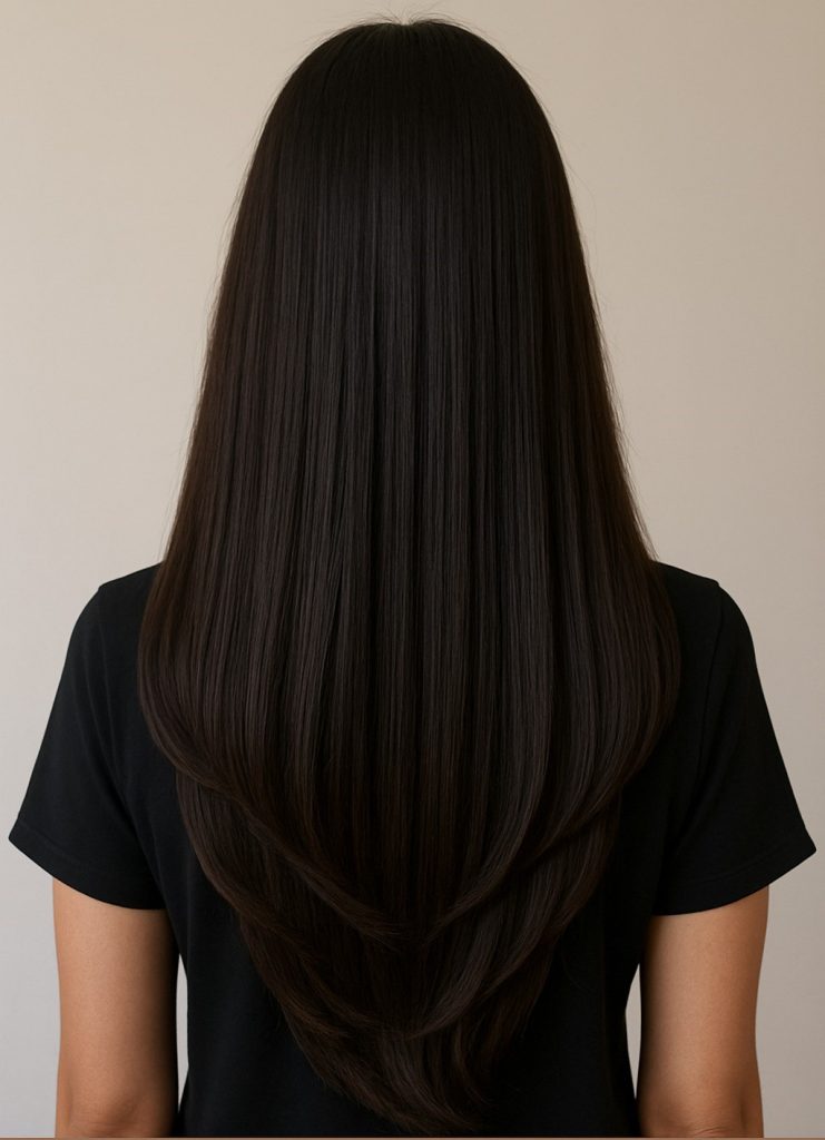 Butterfly Cut for long hair