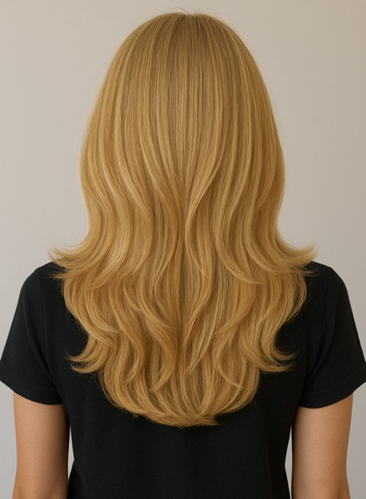 Layered Butterfly haircut with Volume