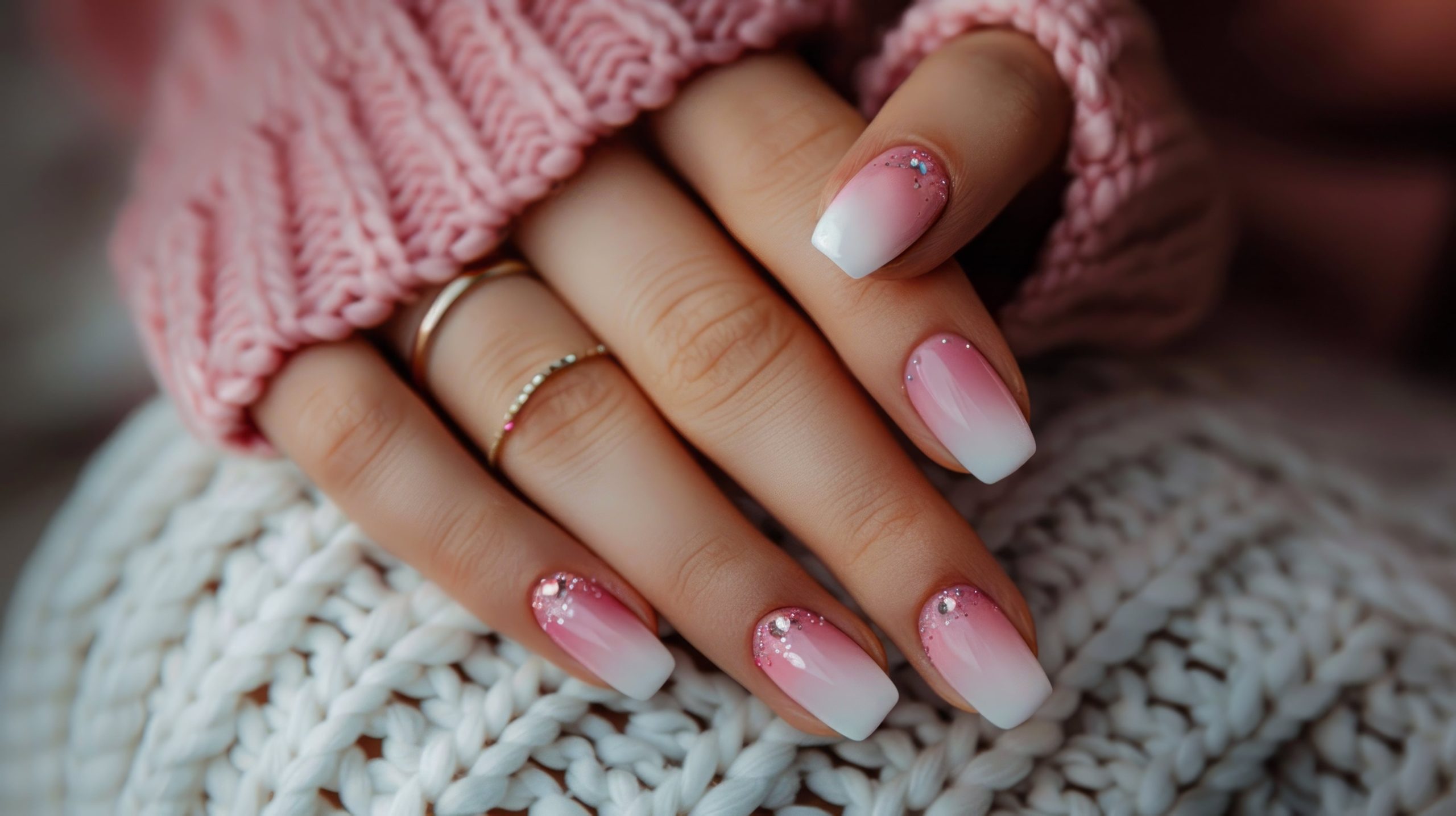 Gorgeous Pink Ombre Nail Styles