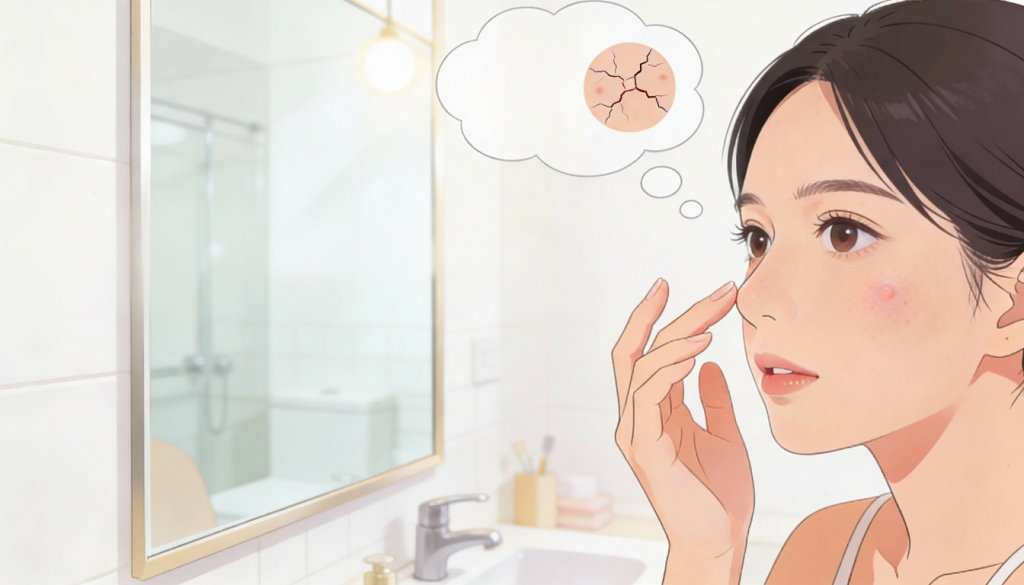 Picking or Popping Pimples